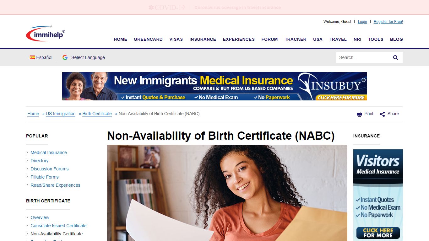 Non-Availability of Birth Certificate (NABC) - Immihelp